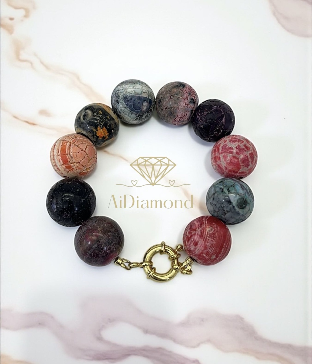 AiDiamond длина 21 см агат, агат