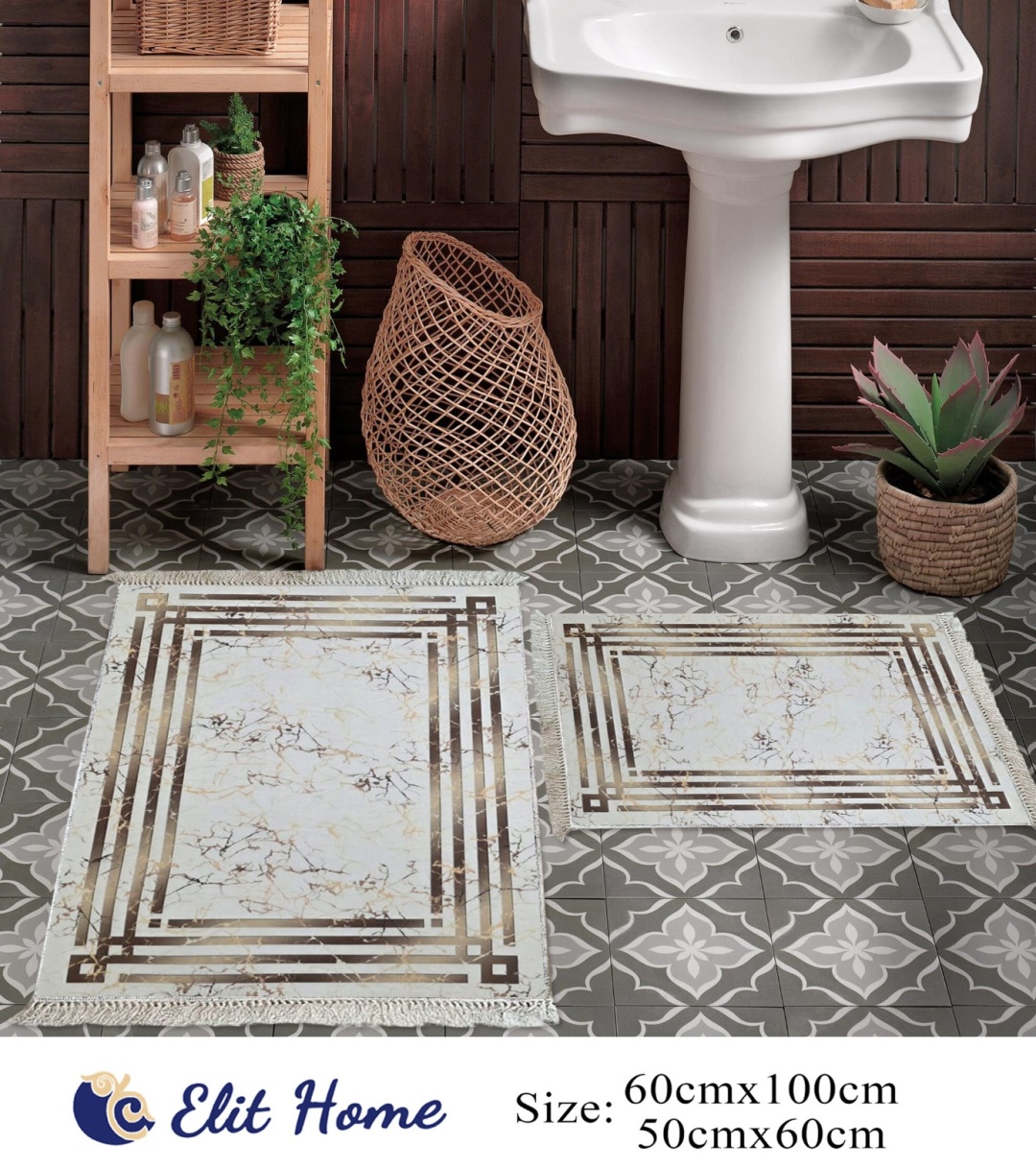 Elit Home комплект ковриков MODEVSA 100x60 см, микрофибра