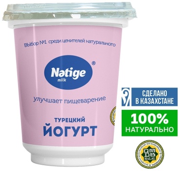 Йогурт Nәtige турецкий натуральный 3% 360 г