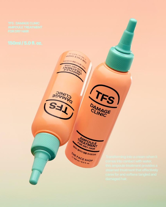 The Face Shop Damage Clinic Ampoule Treatment for Dry Hair эссенция 150 мл