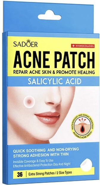 Патчи SADOER гелевые Salicylic acid противовоспалительные 36 шт