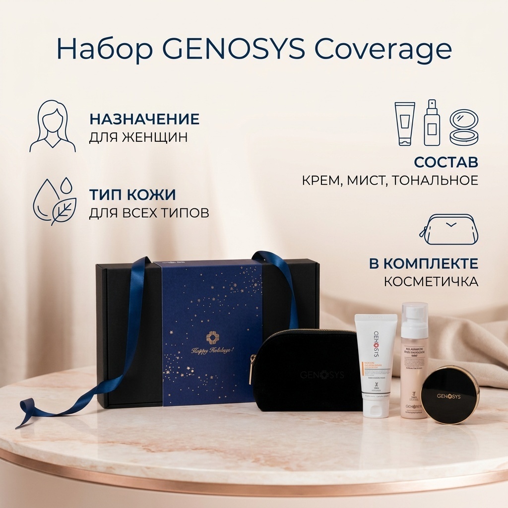 GENOSYS Coverage набор по уходу за лицом для женщин
