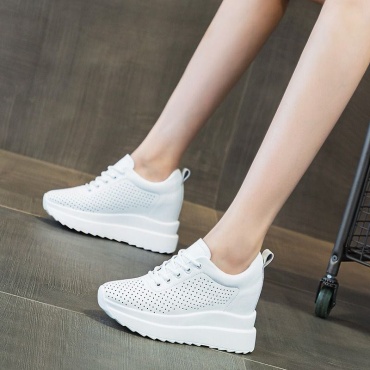 Кроссовки FASHION Кроссоавка летние на платформе белый