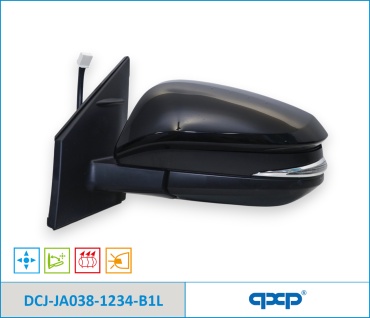Зеркало в сборе QXP DCJJA0381234B1L левое для Toyota RAV4 2014-2019
