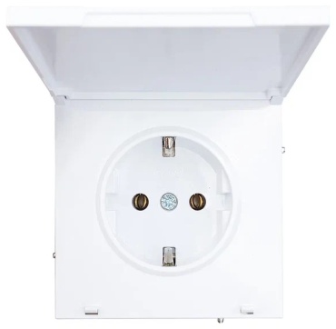 Розетка Lezard ZIMA 704 0288 123BQC, белый