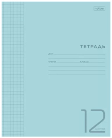 Набор школьных тетрадей Hatber 83405, 12 л, А5, клетка, твердая обложка, 10 шт