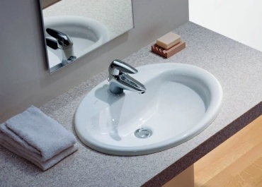Раковина Laufen PRO-56 8139510001041 врезная овальная 56х46 см, керамика
