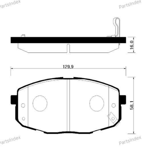 Колодки HSB HP1020