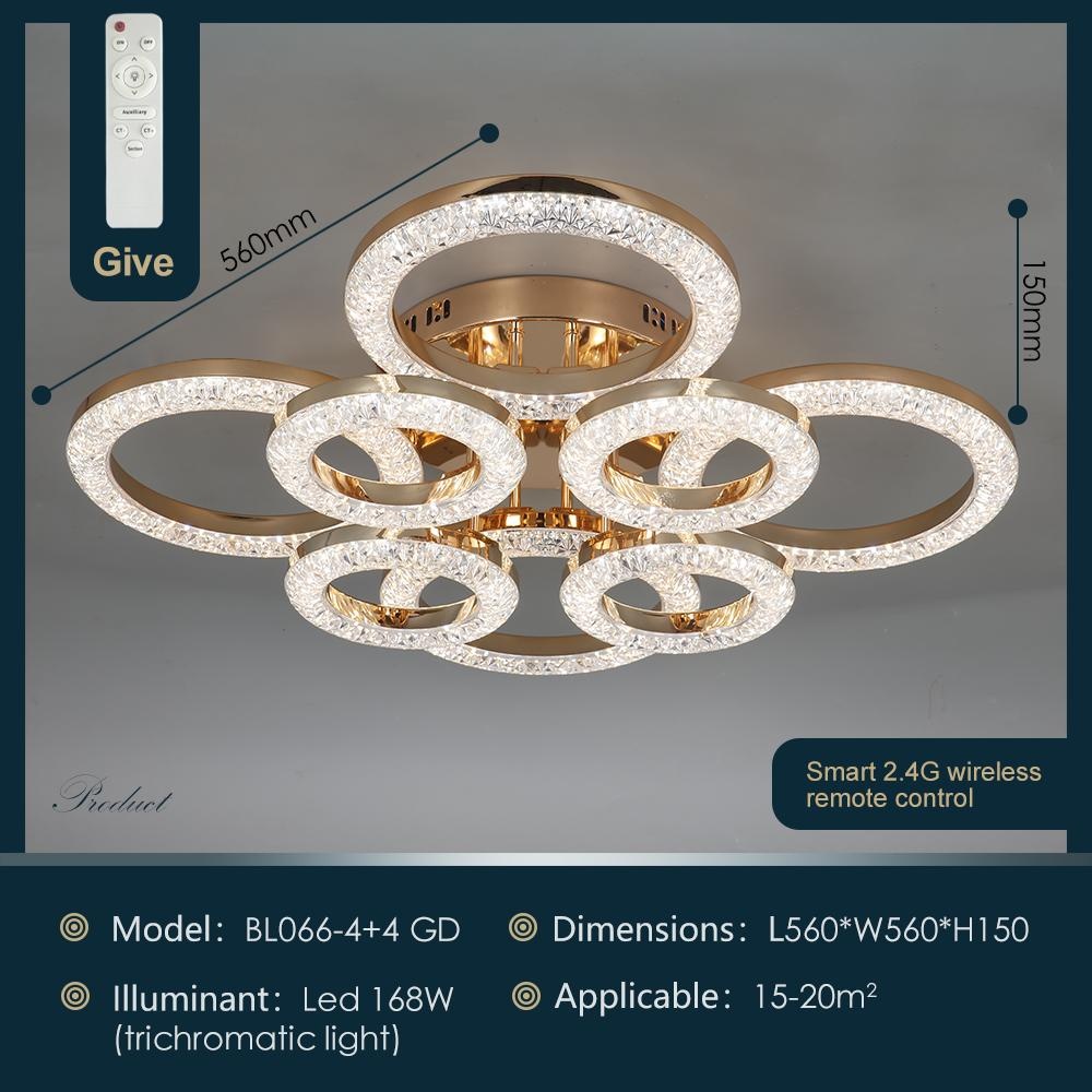 Люстра потолочная LED, кол-во ламп: 8 шт