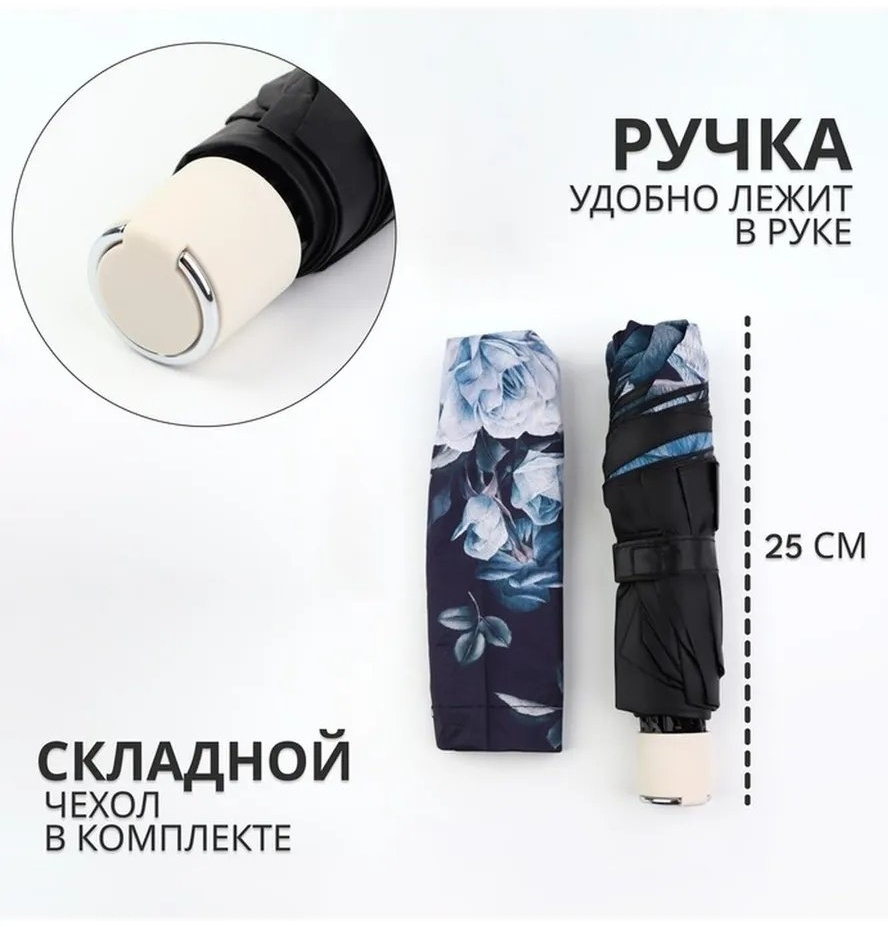 Зонт-трость механика мультиколор