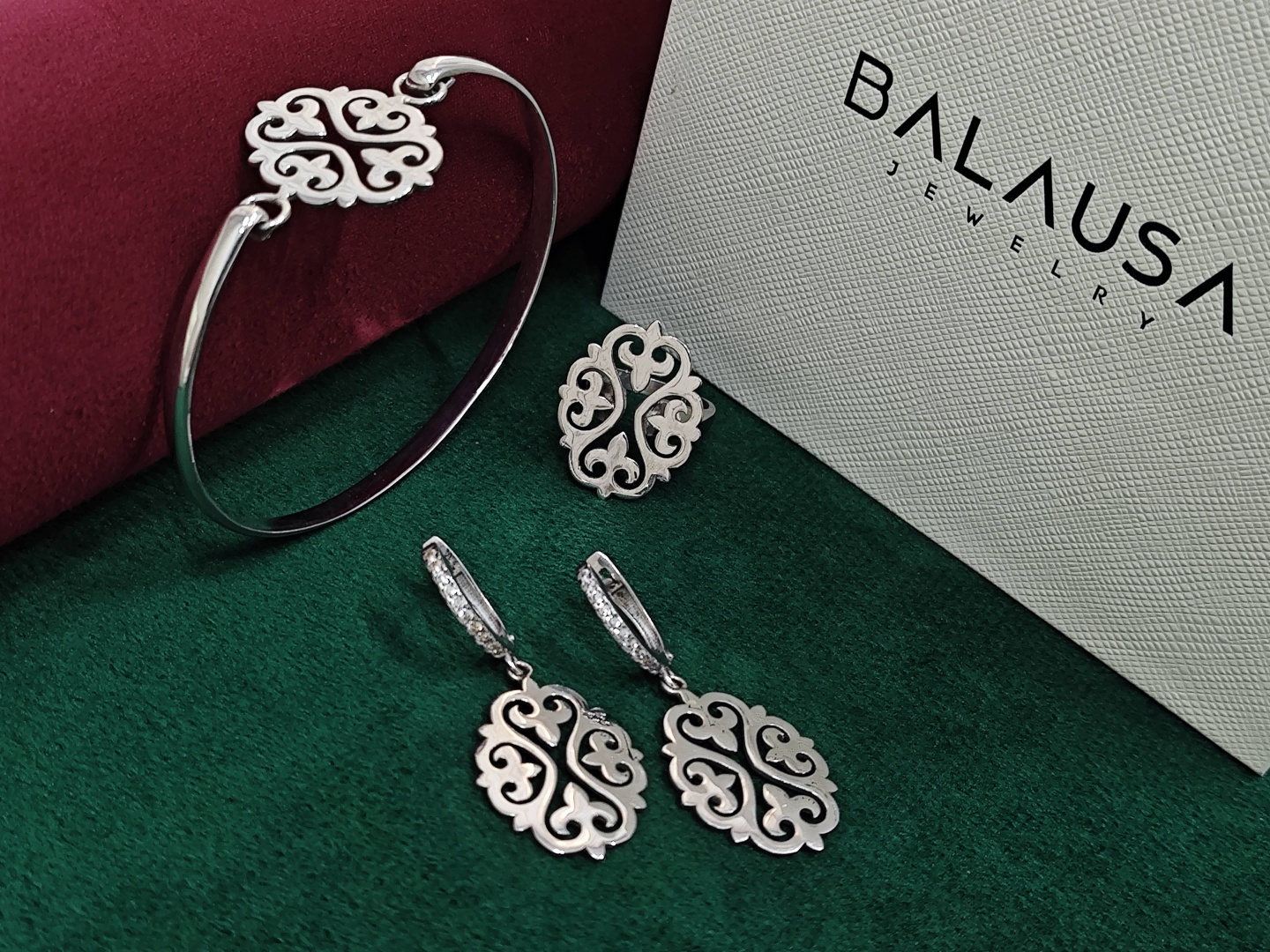 Balausa Jewelry ZH110 18р вес 15 г серебро, фианит