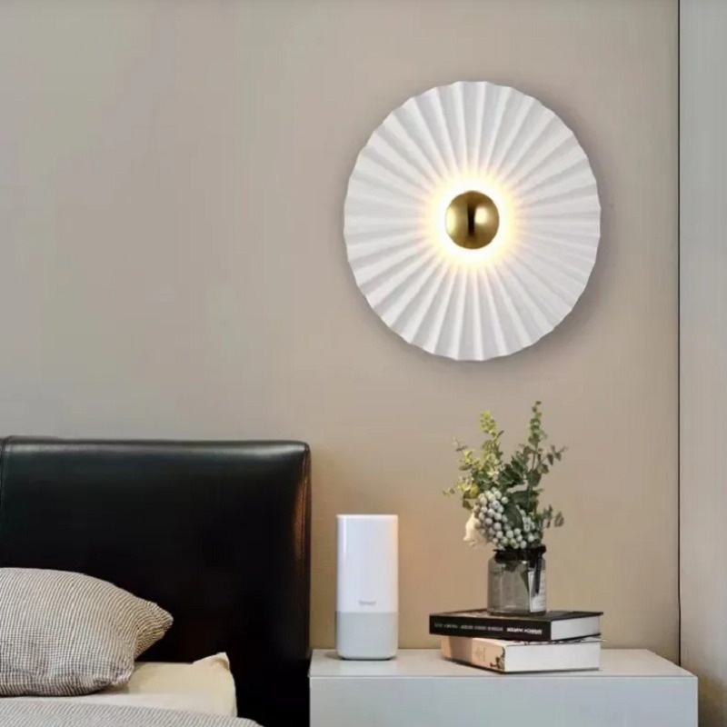 Бра настенный sat LED, золотистый, белый