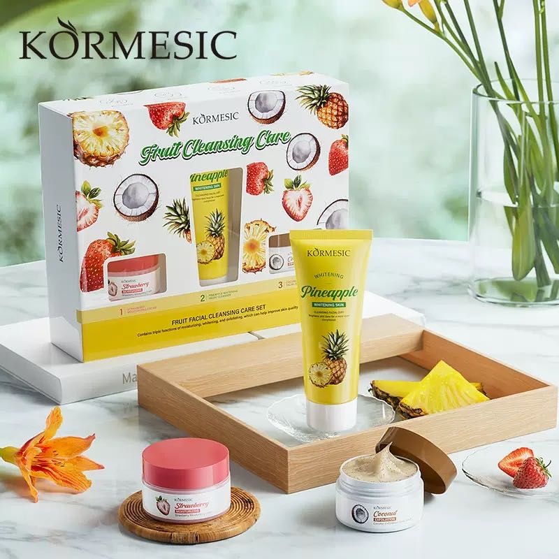 Kormesic Fruit Facial Cleansing Care Set набор по уходу за лицом и телом унисекс
