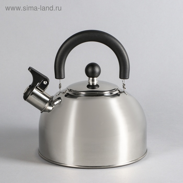 Катунь чайник капсульное дно, со свистком 4921664 2.5 л, нержавеющая сталь