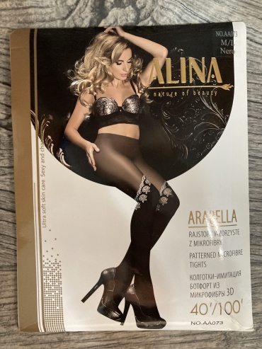 Колготки ALINA черный
