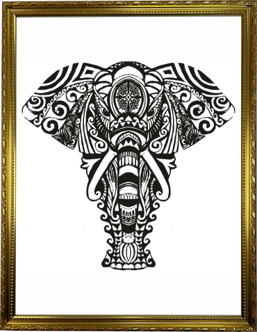 Ansa постер Elephant 33x43 см