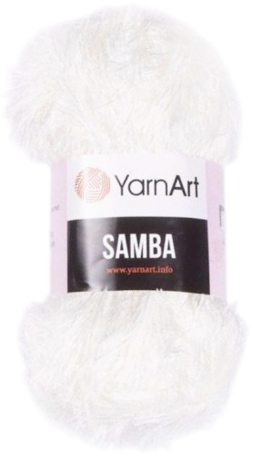 Моток YarnArt Samba 01 - Белый 150 м 100 г