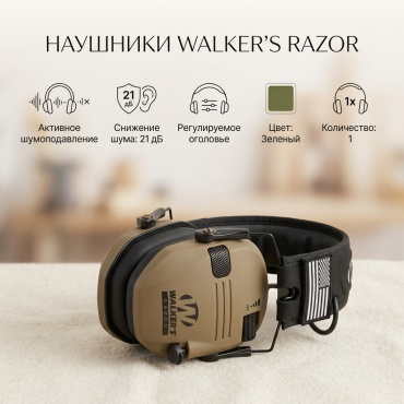 Наушники защитные Walker’s Muff-RAZOR