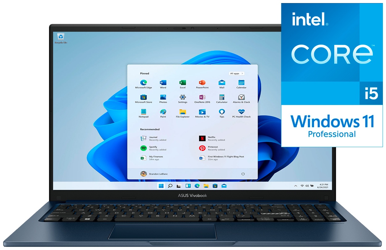 Ноутбук ASUS Vivobook 15 X1504ZA-BQ1301I 15.6" / 16 Гб / SSD 512 Гб / Win 11 / 90NB1021-MI1XA0