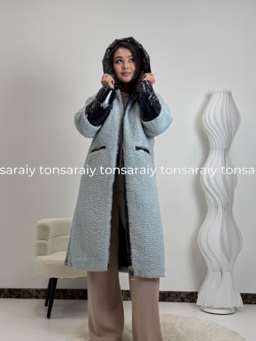 Зимняя куртка ТОН САРАЙЫ голубой