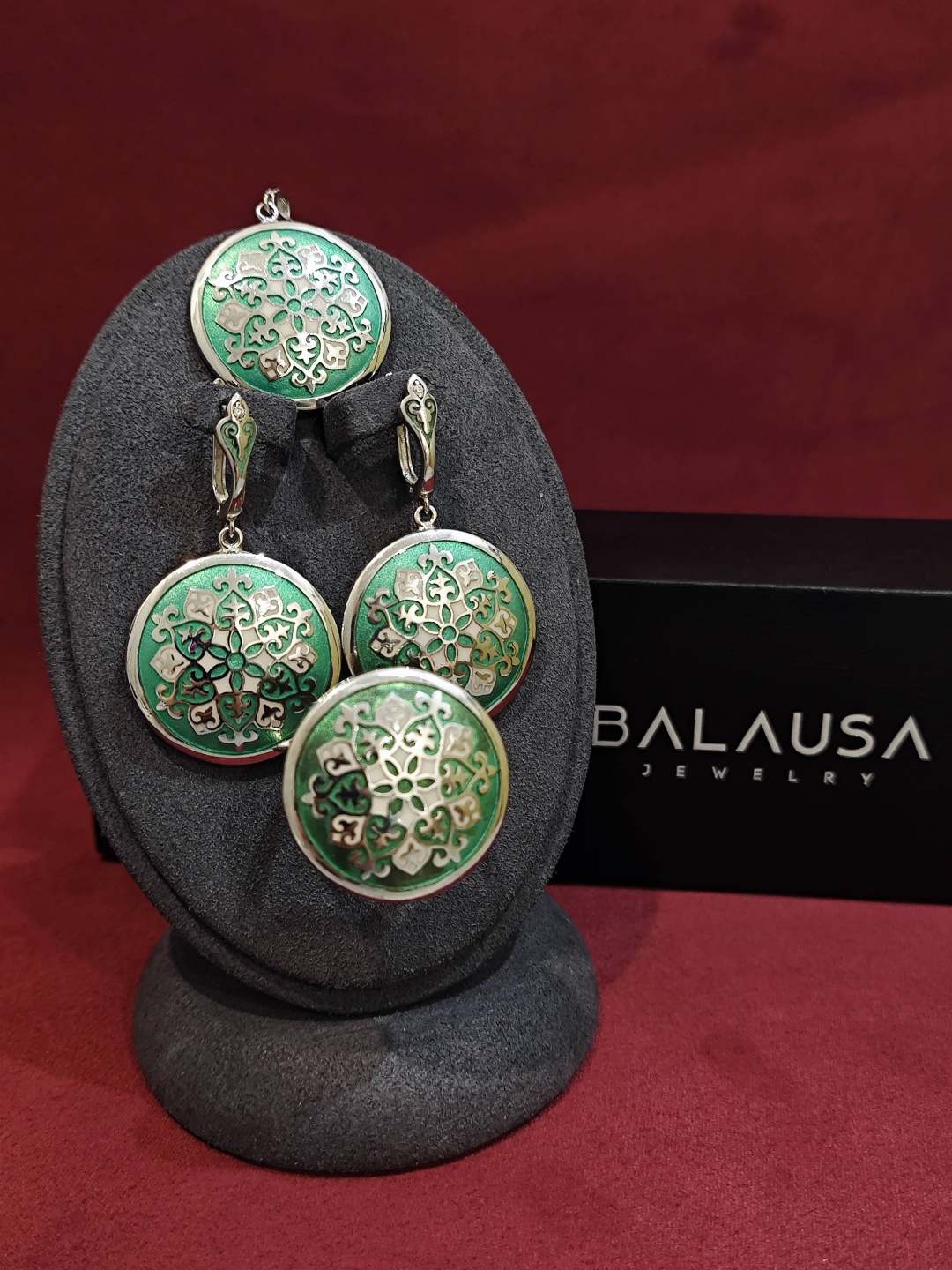 Balausa Jewelry ZH048(1-9) вес 32 г серебро, эмаль