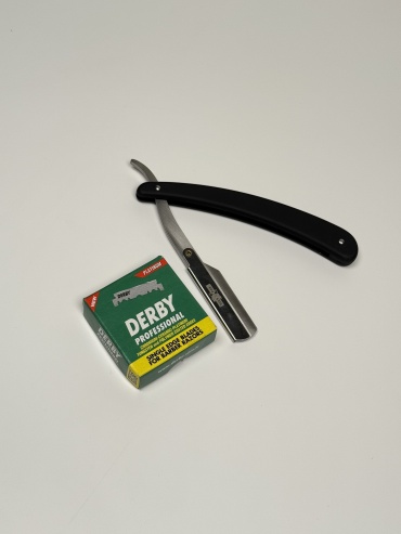 Derby Professional окантовочная бритва 1 шт + лезвие классическое 100 шт
