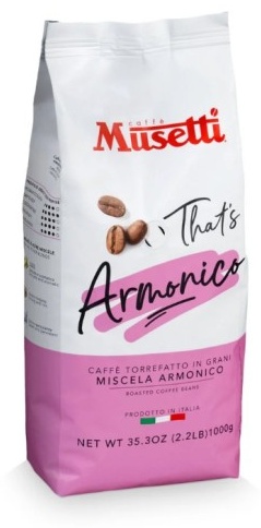 Кофе Musetti Armonico зерновой 1000 г