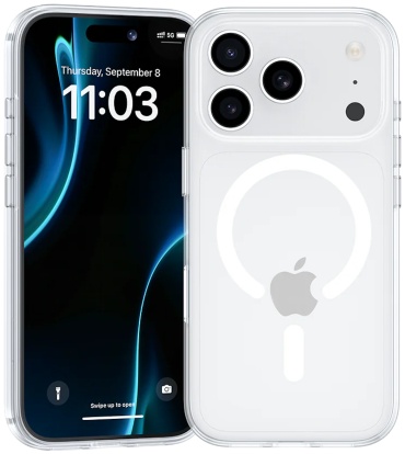 Чехол Benks для Apple iPhone 17 Pro прозрачный