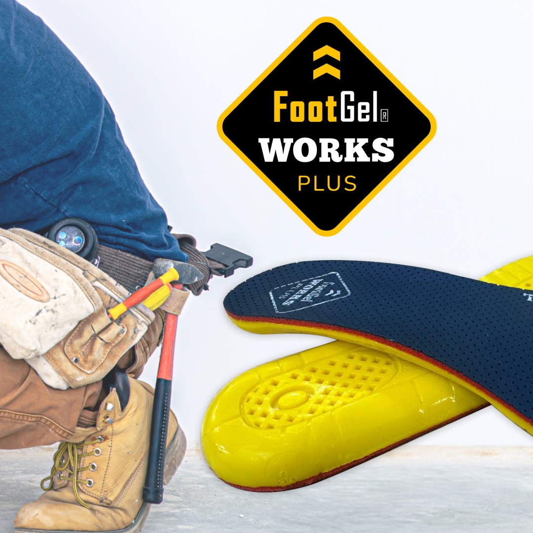 FOOTGEL стельки FGWRKSPLS-3942 размер 39-42, для спортивной обуви, для рабочей обуви