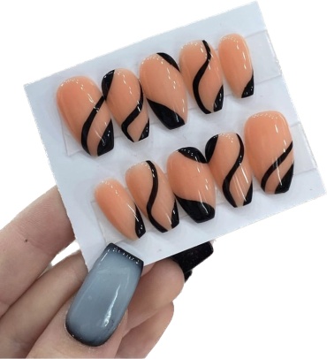 107beauty накладные ногти 008727 10 шт