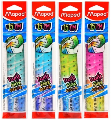 Линейка Maped 279115, 15 см, 1 шт, пластик, мультиколор