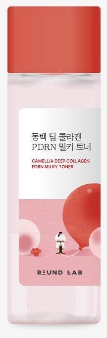 Round Lab тонер Camellia Deep Collagen PDRN Milky Toner 150 мл, фото 2