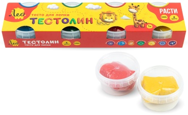 Лео LPLD-0104 тесто для лепки количество цветов: 4 шт