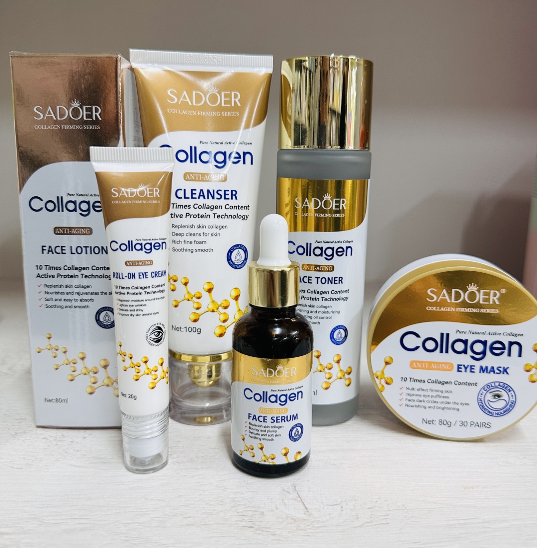 SADOER Collagen Anti-Aging набор по уходу за лицом для женщин