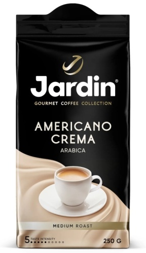 Кофе Jardin Americano Crema молотый в пакете 250 г