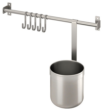 IKEA рейлинг KUNGSFORS 3 шт, сталь