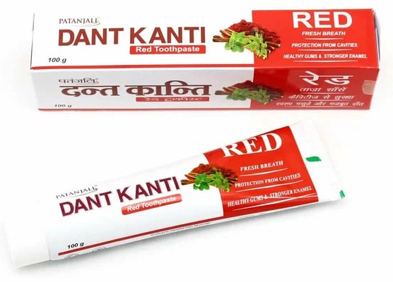 Patanjali зубная паста DANT KANTI RED PASTE - Зубная паста 100GM 100 г