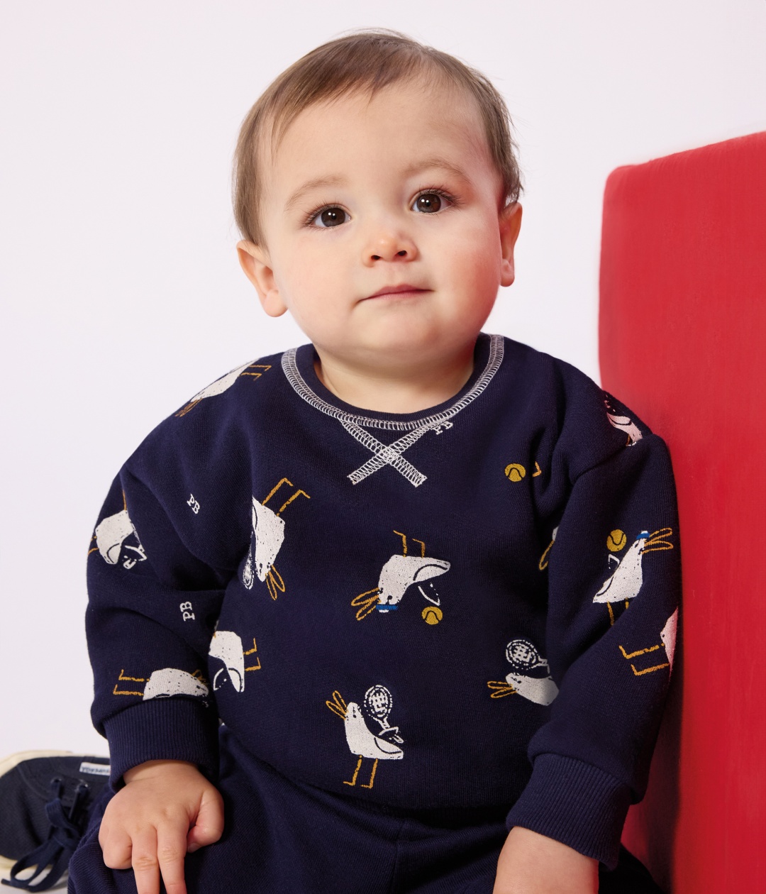 Свитшот Petit Bateau синий