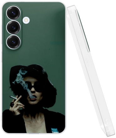 Чехол Mcover для Samsung Galaxy S25 рисунок