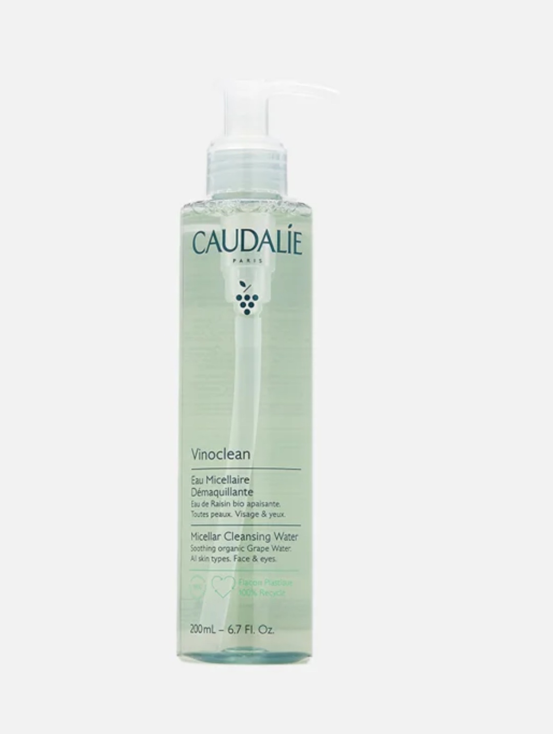 Caudalie Vinoclean Micellar Cleansing Water мицеллярная вода 200 мл
