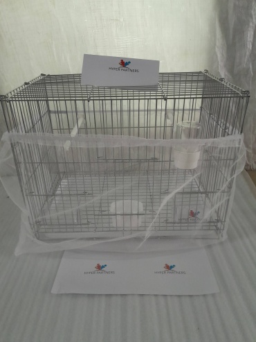 Клетка Hyper Partners металл, пластик, текстиль 41.5x28x32 см