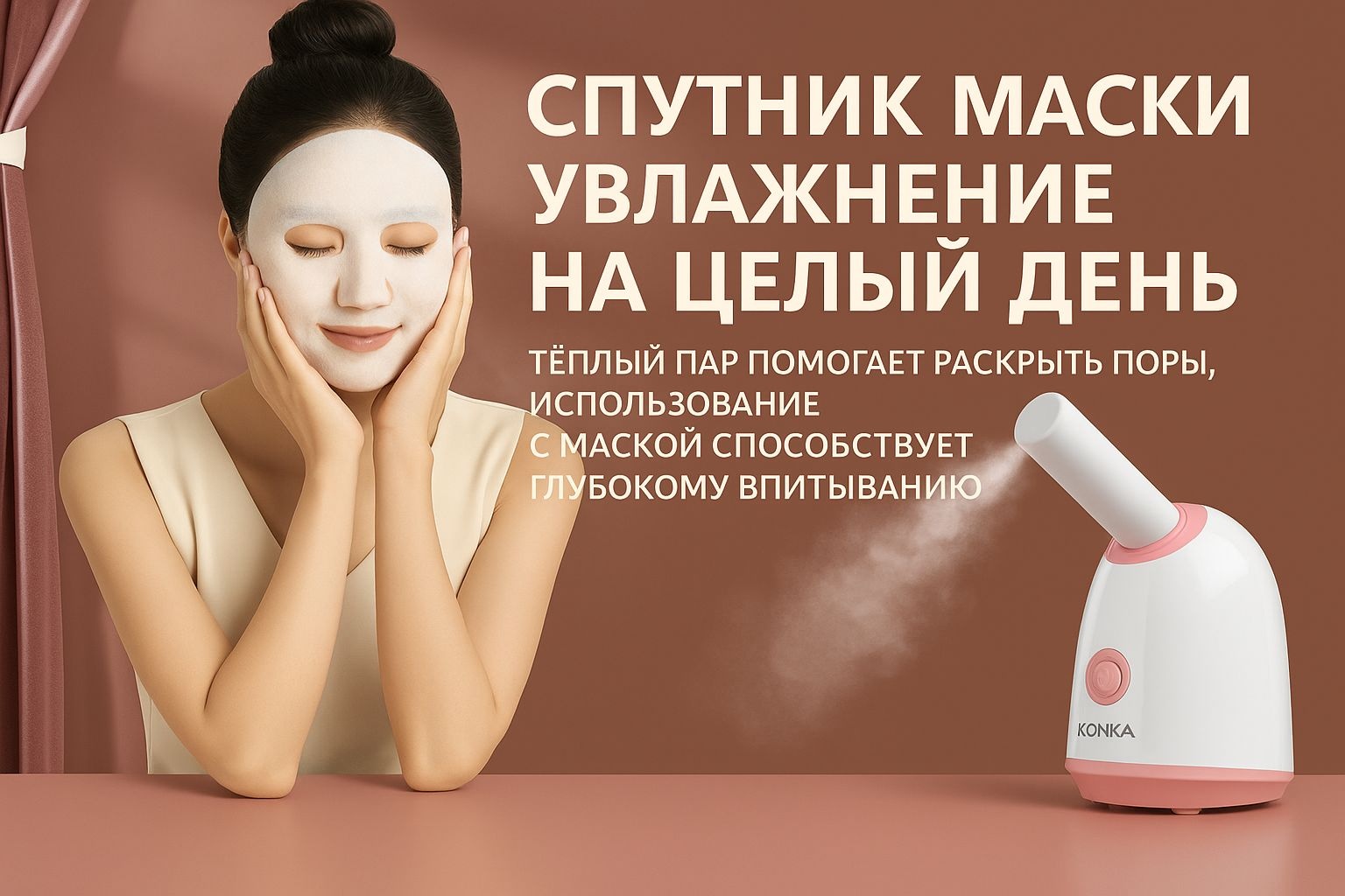 KONKA паровой аппарат для лица