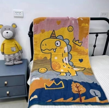 Полотенце-плед NikKos 160x80 см, хлопок, полиэстер, 1 шт,