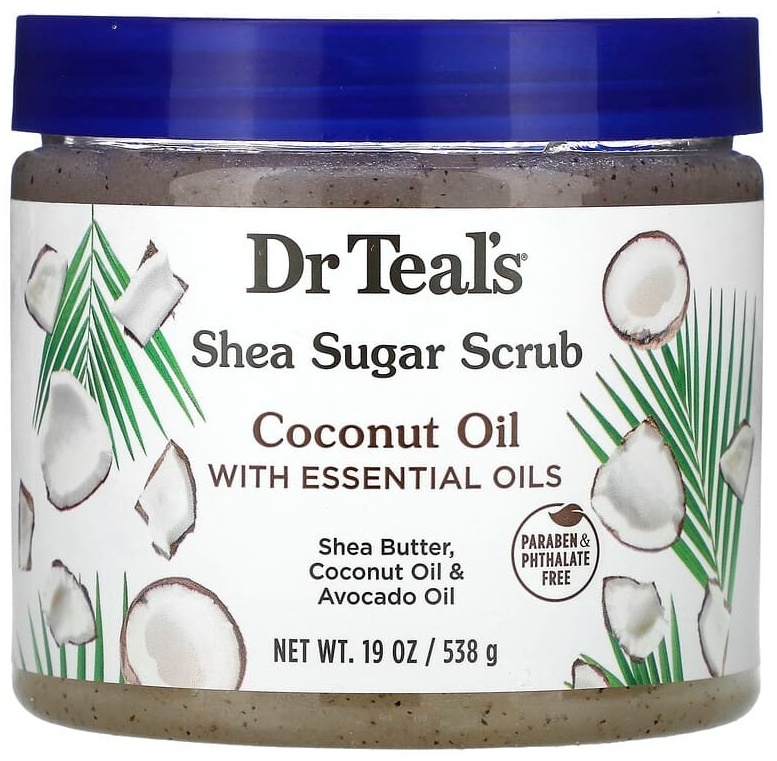 Dr.Teals скраб Shea Sugar Coconut Oil для тела 538 г
