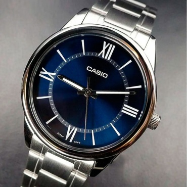 Кварцевые CASIO MTP-V005D-2B5UDF нержавеющая сталь