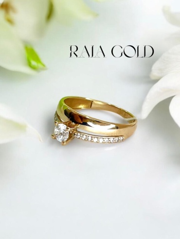 Raia Gold 200115 размер 19 вес 2.38 г золото, без вставок