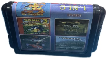 Aladdin, Sonic 3, Street Racer, Thunder Force, Monaco GP SEGA ENG