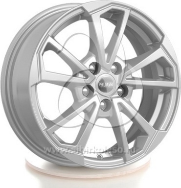 K&K КС1005 Сильвер 57.1 6x15/5x100 D57.1 ET40 4 диска черный, серебристый, графит