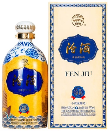 Водка Fenjiu Silk Road байцзю зерновой, мягкий, имбирь 55% 0.75 л