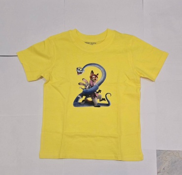 Футболка Ahtan baby Зверополис желтый